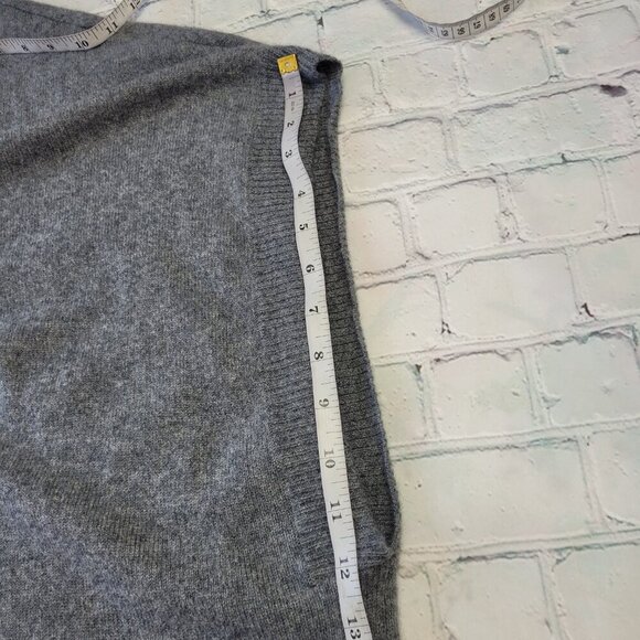 Halogen women’s dark gray one size open front oversized sweater shrug cardigan - Picture 7 of 12